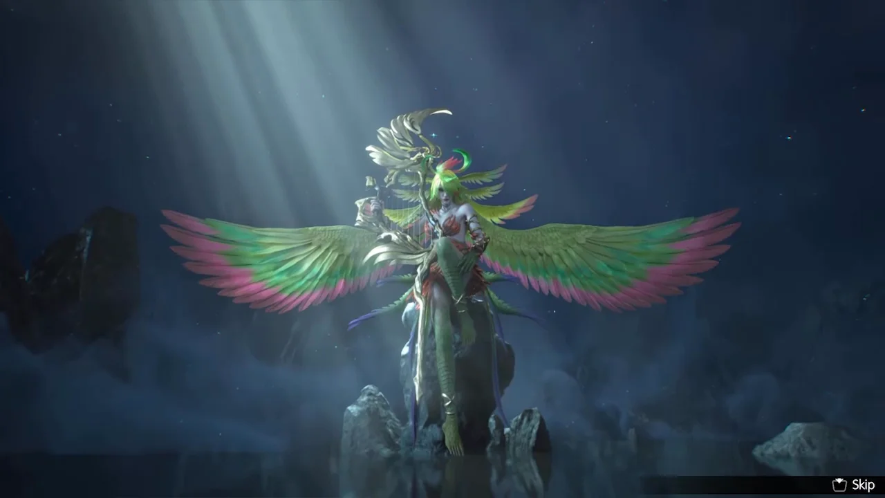 Традиционный призыв Esper в Final Fantasy Resonance